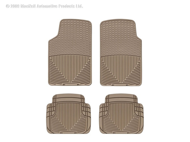 WT Rubber Mats - Front - Tan