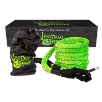 Thumbnail for Voodoo Offroad 2.0 Santeria Series 1-1/4in x 30 ft Kinetic Recovery Rope with Rope Bag - Green