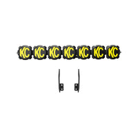 Thumbnail for KC HiLiTES 11-16 Ford Super Duty Gravity LED Pro6 7-Light Bar Kit - Front Bumper