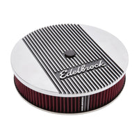 Thumbnail for Edelbrock Air Cleaner Elite II 14In Diameter w/ 3In Element Standard Height Polished