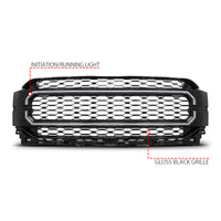 Thumbnail for Anzo 21-23 Ford F150 Black Housing Full LED Light Tube Front Grille