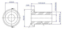 Thumbnail for SuperPro 07-18 Chevrolet Silverado 1500 2WD Front Lower Control Arm Bushing Kit - Inner Rearward