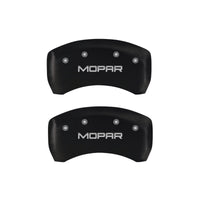 Thumbnail for MGP 4 Caliper Covers Engraved Front & Rear MOPAR Red finish silver ch