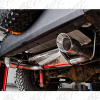 Thumbnail for MBRP 07-14 Jeep Wrangler/Rubicon 3.6L/3.8L V6 Axle-Back Dual Rear Exit Aluminum Performance Exhuast