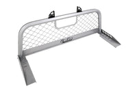 Thumbnail for Deezee Universal Aluminum Front Truck Cargo Management Cab Rack Silver Mesh