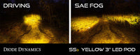 Thumbnail for Diode Dynamics SS3 Sport ABL - Yellow SAE Fog Flush (Single)