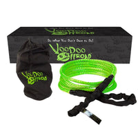 Thumbnail for Voodoo Offroad 2.0 Santeria Series 1/2in x 20 ft Kinetic Recovery Rope for UTV - Green