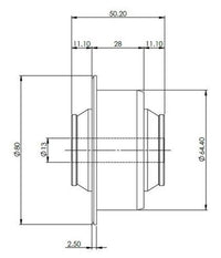 Thumbnail for SuperPro VW MQB Front LCA Inner Rear Bushing Set for Alloy Subframe