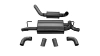 Thumbnail for Corsa 2018-2024 Jeep Wrangler JL 2.5in Dual Rear Turn Down Exit Black Touring Axle-Back Exhaust