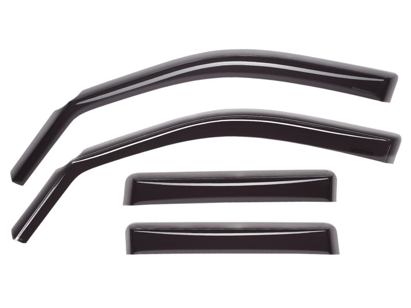 WeatherTech 22-24 Nissan Frontier CC Front & Rear Side Window Deflectors - Dark Tint