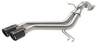 Thumbnail for aFe Takeda 13-17 Hyundai Veloster L4-1.6L 2-1/2in 304 SS Axle-Back Exhaust w/ Carbon Fiber Tips