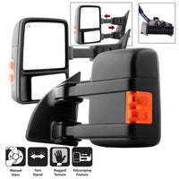 Thumbnail for xTune 99-15 Ford SuperDuty L/R Manual Extendable - Manual Adjust Mirror MIR-FDSD08S-MA-AM-SET