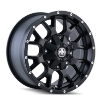 Thumbnail for Mayhem 8015 Warrior 22x12 / 6x135 BP / -44mm Offset / 106mm Hub Matte Black Wheel