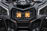 Thumbnail for Diode Dynamics 17-24 Can-Am Maverick X3 Stage Series LED Grille Kit Bracket Kit