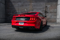 Thumbnail for MBRP 18-20 Ford Mustang GT 5.0 w/ Quad Tip Active Exhaust Cat Back Split Rear T304 w/ Carb Fib Tips