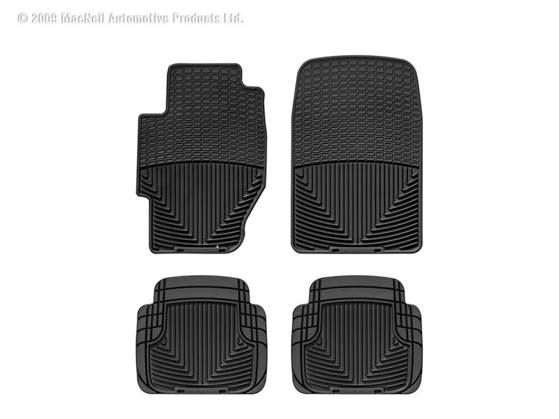 WT Rubber Mats - Front - Blk