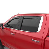 Thumbnail for EGR 2019 Chevy 1500 Crew Cab In-Channel Window Visors - Matte