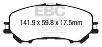 Thumbnail for EBC 14+ Nissan Rogue 2.5 2 row seating Ultimax2 Front Brake Pads