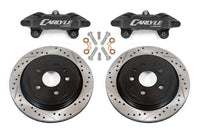 Thumbnail for BMR Suspension 08-09 Pontiac GT Brake Kit for 15in Conversion Drilled & Slotted Rotors - Black