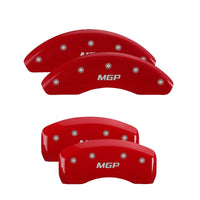 Thumbnail for MGP 4 Caliper Covers Engraved Front & Rear MGP Red Finish Silver Characters 2018 Honda Civic