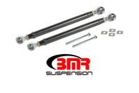 Thumbnail for BMR 16-17 6th Gen Camaro Rear Double Adj. Rod Ends Toe Rods - Black Hammertone