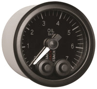 Thumbnail for Autometer Stack 52mm 0-7 Bar M10 Male Pro-Control Oil Pressure Gauge - Black