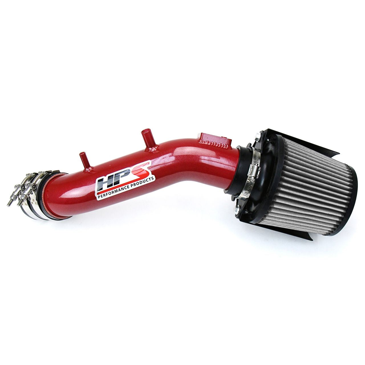 HPS Cold Air Intake Kit 03-07 Honda Accord 2.4L with MAF Sensor SULEV, Includes Heat Shield, Red