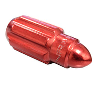 Thumbnail for NRG 500 Series M12 X 1.5 Bullet Shape Steel Lug Nut Set - 21 Pc w/Lock Key - Red