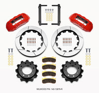 Thumbnail for Wilwood TX6R Rear Kit 16.00in Red 1999-2010 GM Trk 2500 HD 4.84 Cntr