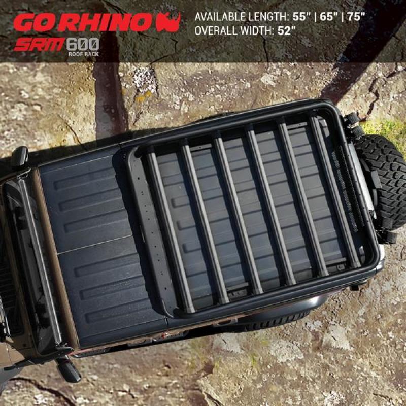 Go Rhino SRM600 Series Tubular Rack - 75in