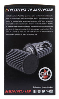 Thumbnail for AEM Dryflow 3.5in. X 7in. Round Tapered Air Filter