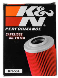 Thumbnail for K&N Can/AM Spyder RT 998/ Buell 1125R -2.2219in OD x 0.969in ID x 3.813in H Oil Filter