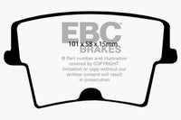 Thumbnail for EBC 06-10 Chrysler 300 Limited 3.5 4WD Greenstuff Rear Brake Pads