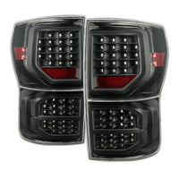 Thumbnail for Xtune Toyota Tundra 07-13 LED Tail Lights Black ALT-JH-TTU07-LED-G2-BK