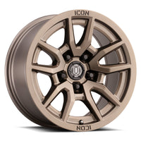 Thumbnail for ICON Vector 5 17x8.5 5x5 -6mm Offset 4.5in BS 71.5mm Bore Bronze Wheel