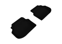 Thumbnail for 3D MAXpider 2011-2014 BMW 5 Series F10 Kagu 2nd Row Floormats - Black