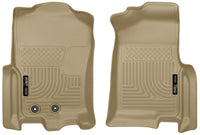 Thumbnail for Husky Liners 2015 Ford Expedition/Lincoln Navigator WeatherBeater Front Tan Floor Liners