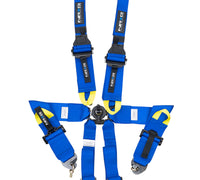 Thumbnail for NRG FIA 6pt 2in. Shoulder Belt for HANS Device/ Rotary Cam Lock Buckle/ 3in. Waist Belt - Blue