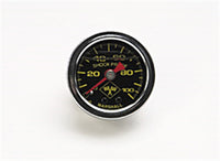 Thumbnail for Russell Performance 100 psi fuel pressure gauge black face chrome case (Liquid-filled)