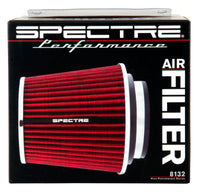 Thumbnail for Spectre Adjustable Conical Air Filter 5-1/2in. Tall (Fits 3in. / 3-1/2in. / 4in. Tubes) - Red