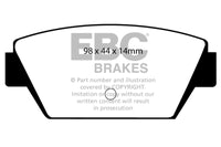 Thumbnail for EBC 93-94 Eagle Talon 1.8 Greenstuff Rear Brake Pads