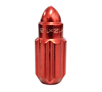 Thumbnail for NRG 500 Series M12 X 1.5 Bullet Shape Steel Lug Nut Set - 21 Pc w/Lock Key - Red