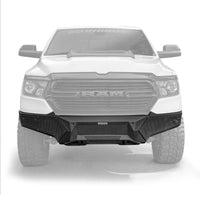 Thumbnail for Go Rhino 19-24 Ram 1500 (Excl. Rebel/Warlock/TRX) Element Front Bumper w/Pwr Bar - Tex. Blk