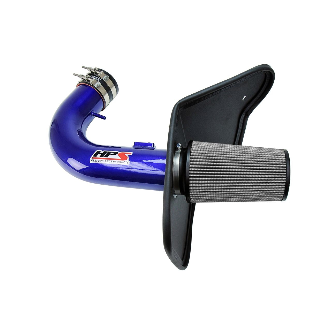 HPS Cold Air Intake Kit 10-15 Chevy Camaro SS 6.2L V8, Includes Heat Shield, Blue