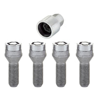 Thumbnail for McGard Wheel Lock Bolt Set - 4pk. (Cone Seat) M14X1.5 / 19mm Hex / 31.0mm Shank Length - Chrome