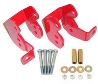 Thumbnail for BMR 82-02 3rd Gen F-Body Bolt-On Control Arm Relocation Brackets - Red