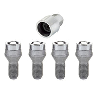 Thumbnail for McGard Wheel Lock Bolt Set - 4pk. (Cone Seat) M12X1.5 / 21mm Hex / 18.2mm Shank Length - Chrome