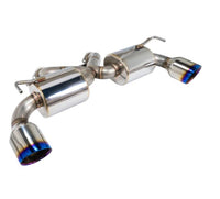 Thumbnail for Remark Nissan 370Z V2 Y-Back Axle Back Exhaust w/Burnt Stainless Steel Double Wall Tip + Center Pipe