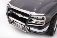 Thumbnail for AVS 03-05 Chevy Silverado 1500 Aeroskin Low Profile Acrylic Hood Shield - Smoke