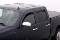 Thumbnail for AVS 07-13 Chevy Silverado 1500 Ext. Cab Ventvisor Outside Mount Window Deflectors 4pc - Smoke